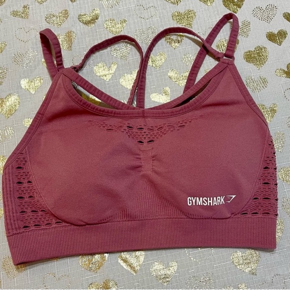 GymShark Pink Victoria Secret Set of Two Wireless Bras Size Small Women Sports - Picture 2 of 9